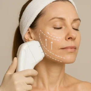 Woman having HI-FU to reduce wrinkles call LA LIPO Tilbury Now!