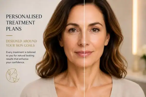 Before and after results of Collagen Lift Therapy Tilbury