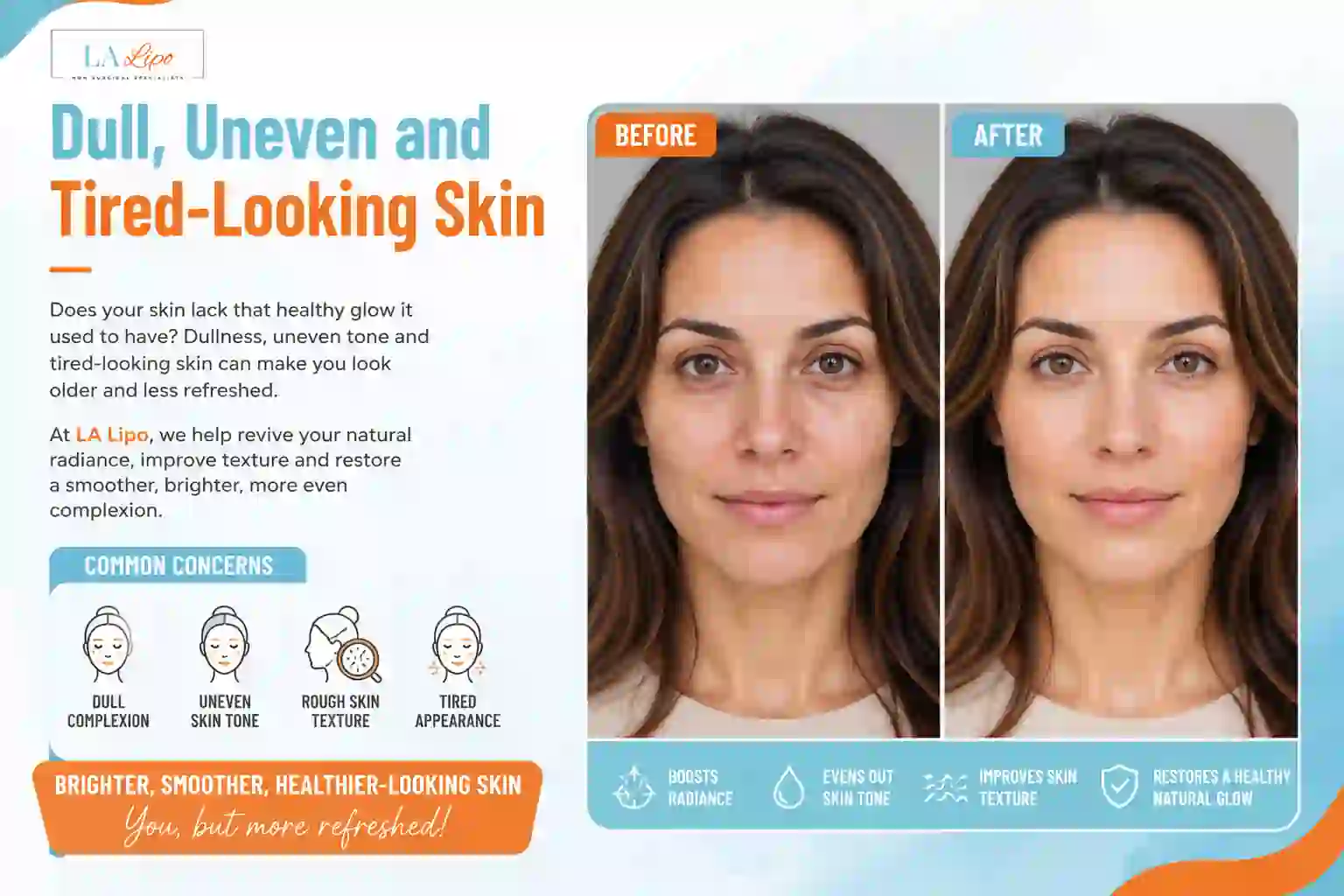 Sign #5: Dull, Uneven and Tired-Looking Skin Tilbury