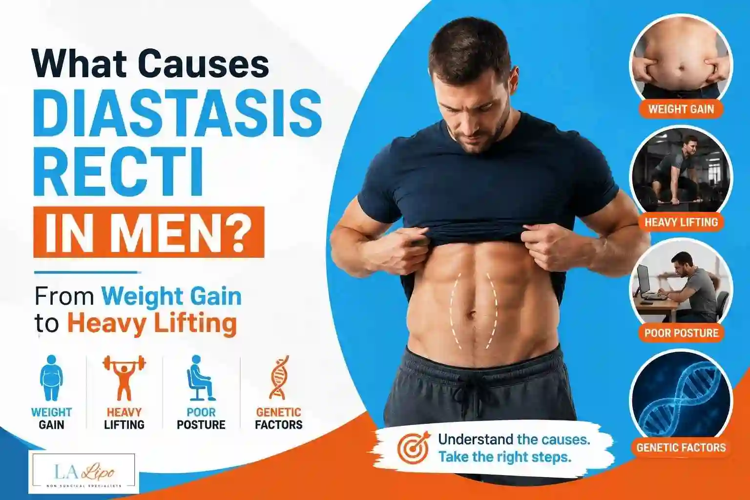 What Causes Diastasis Recti in Men? From Weight Gain to Heavy Lifting Tilbury